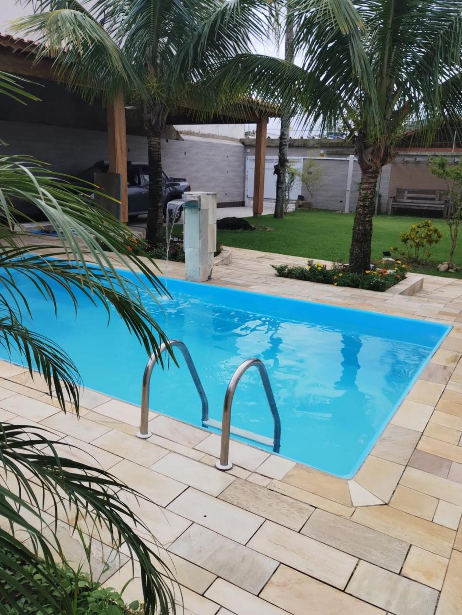 Piscina 6 Quarto 300M Praia Jardim Churrasqueira 16 Pessoas Garagem 3 Carros Monitoramento 24 Horas Mesa De Sinuca Itanhaém Exteriér fotografie